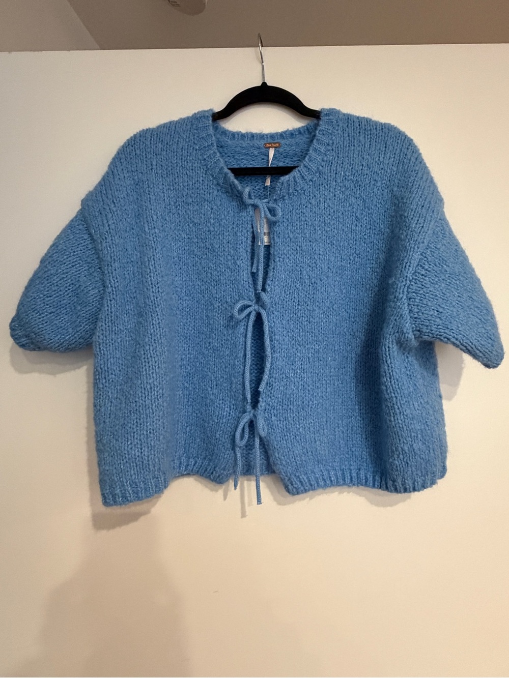 Free people front tie cardigan
